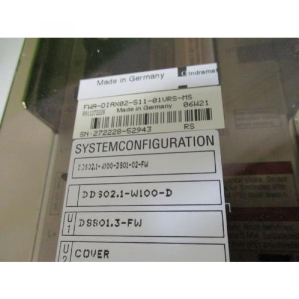 REXROTH INDRAMAT DDS021-W100-DS01-02-FW w/ FWA-DIAX02-S11-01VRS-MS Origin IN BOX #10 image