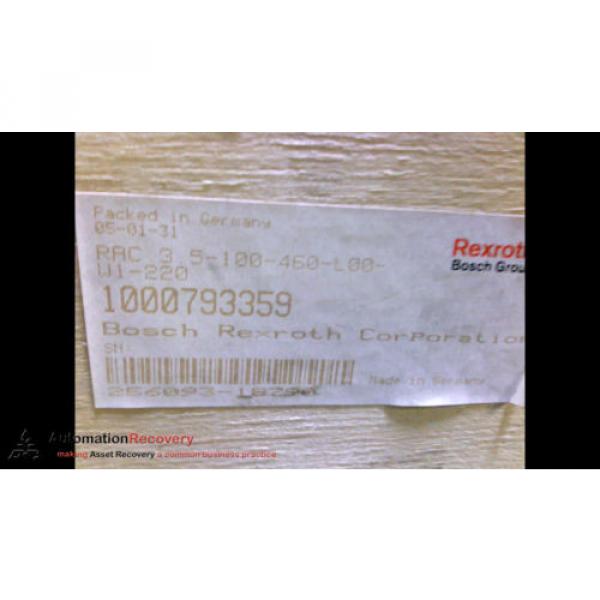 REXROTH INDRAMAT RAC 35-100-460-L00-W1-220 AC-MAINSPINDLE DRIVE, Origin #190735 #3 image