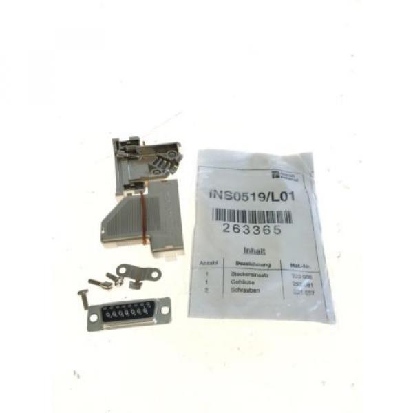 Origin IN BAG Rexroth Indramat 263365 Connector Plug 15 Pin INS0519/L01, F38 #1 image