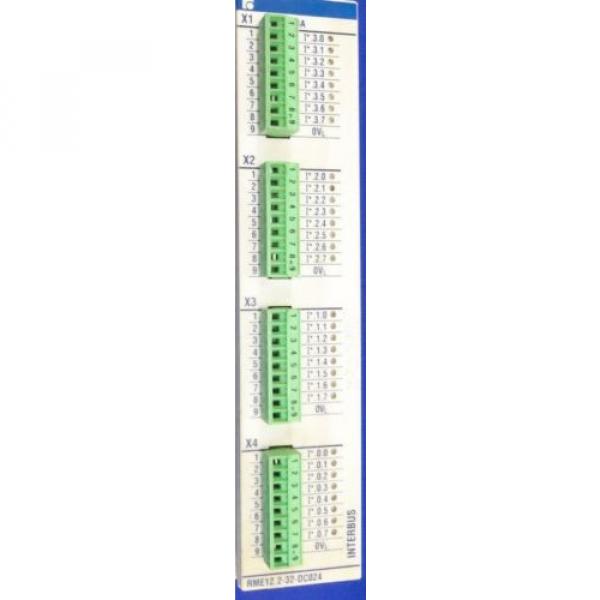 INDRAMAT RECO INTERBUS 24VDC INPUT MODULE RME122-32-DC024 #3 image