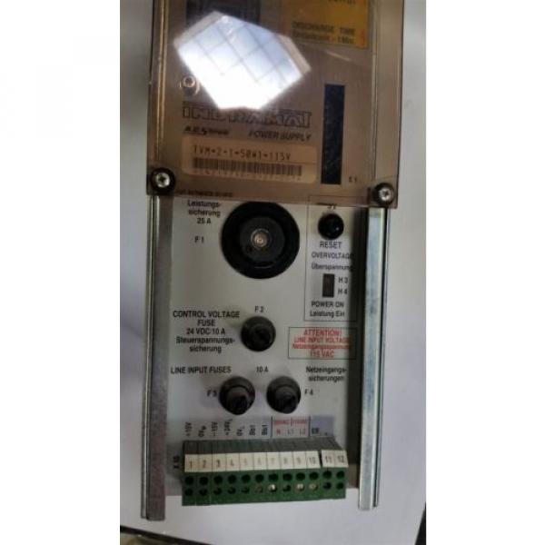 INDRAMAT AC SERVO POWER SUPPLY TVM 21-50W1-115V #2 image