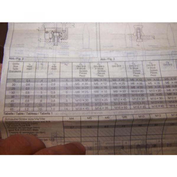 Origin BOSCH REXROTH SIZE 65 RUNNER BLOCK BALL RAIL 1651-614-10 #5 image