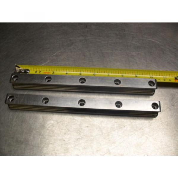 qty 2 - Rexroth 7873 16Q01 Linear Bearings Rail Guild 206MM long x 23MM wide #1 image