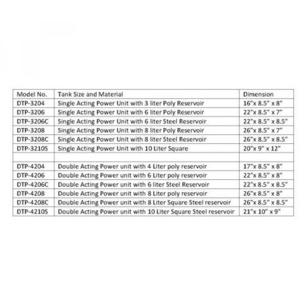 3210S Dump Trailer Hydraulic Power Unit,12V Single Acting,10L Metal Tank, OEM #3 image