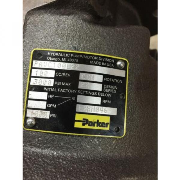 NEW PARKER HYDRAULIC PUMP PAVC100L22 #4 image