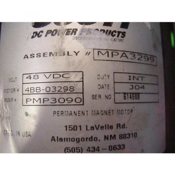 Casappa PLP10.1 hydraulic pump SCOTT DC MOTOR 48 VDC 4BB-03298 #3 image