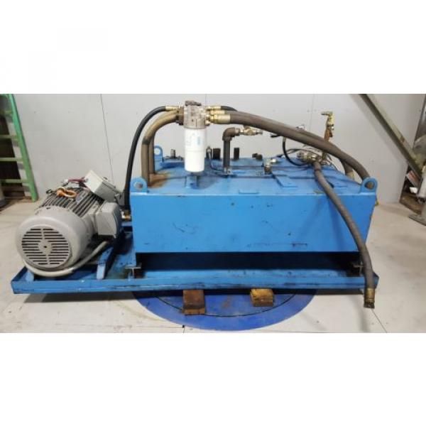 Hydra-Power Hydraulic Pump Unit with 50 HP Motor, 175 gal. Tank 230/460 volt #1 image