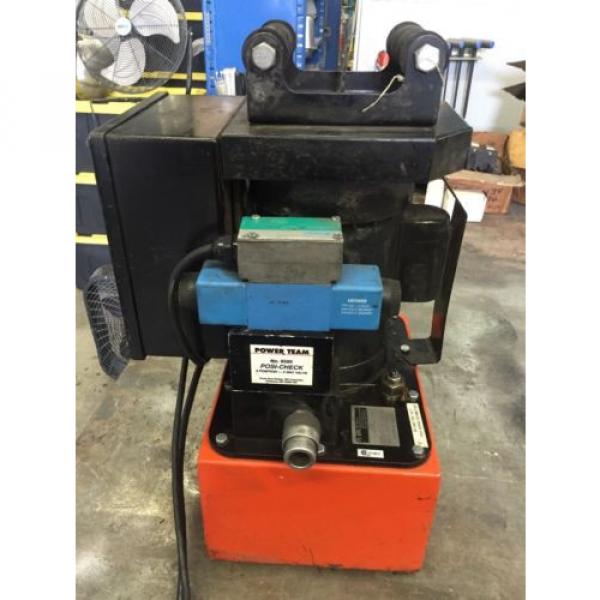 OTC POWERTEAM PE213S 10,000 psi HYDRAULIC PUMP single acting 1HP, 115/230v 1 ph #1 image