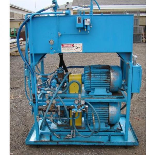 Delco GM twin 25 HP Racine Hydraulic Pumps &amp; Heated Tank #1 image