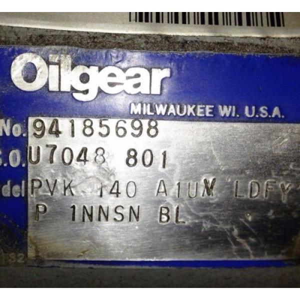 OILGEAR PVK 140 A1UV HYDRAULIC PUMP #5 image