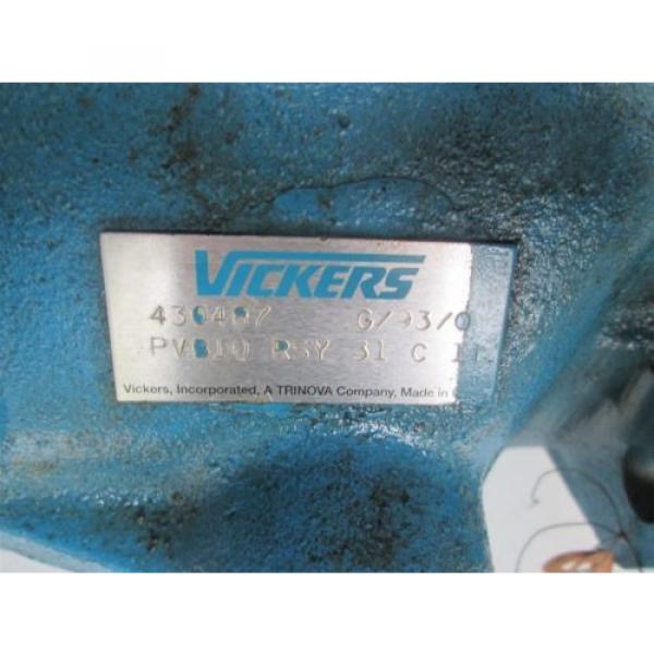 Vickers PVB10-RSY-31-C 11 Hydraulic Pump with 7/8#034; Shaft #2 image