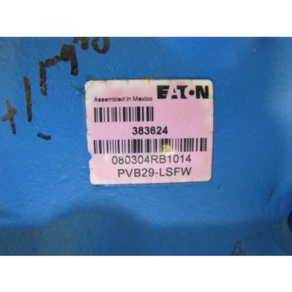 EATON 383624 080304RB1014 PVB29-LSFW PVB29LSFW HYDRAULIC PUMP REBUILT #2 image