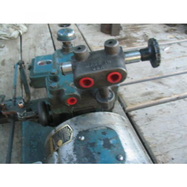 3HP WHITNEY Hydraulic Pump 3ph/220/480 w/Tank,Valves,Dualfoot control #4 image