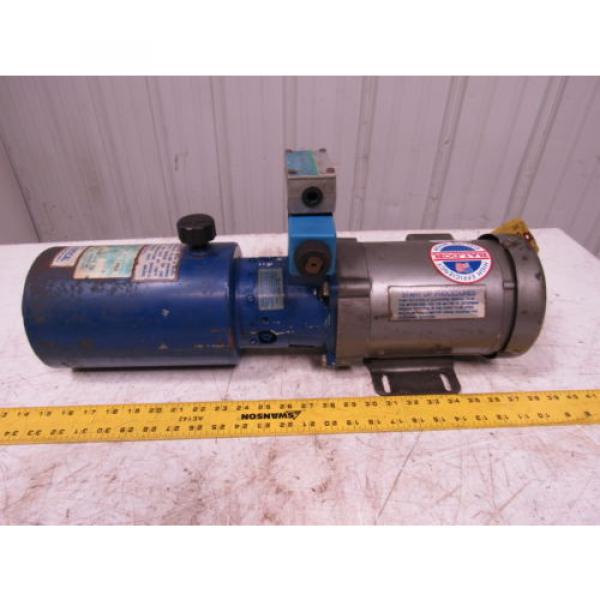 Dyna Pack M405 Monarch Hydraulic Pump Unit W/Baldor 1HP 3Ph Motor #3 image