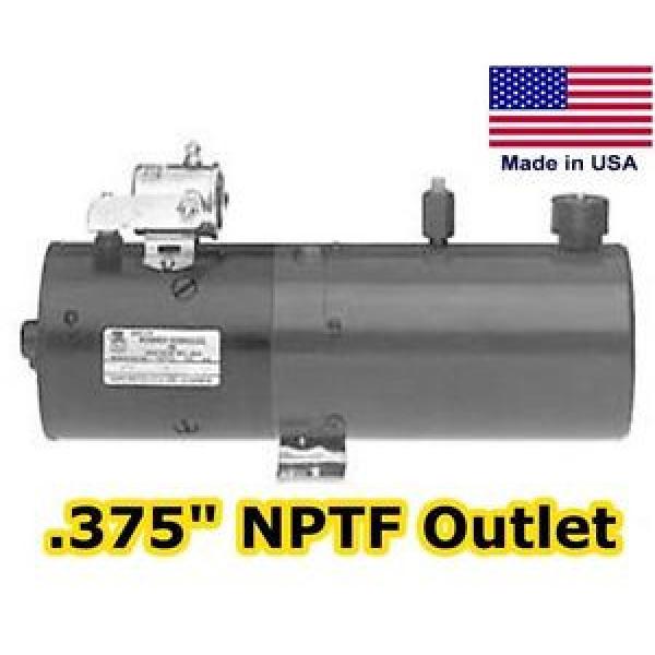 Hydraulic DC Power Unit, Pump, Motor, Reservoir - 1 Gal - No Valve - NPTF Outlet #1 image