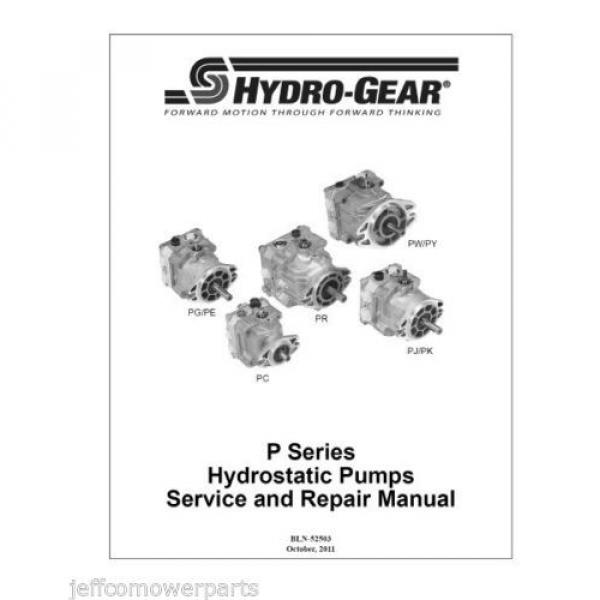 Pump PG-1HCC-DY1X-XXXX/BDP10A-418,7011223/17024/781047 HYDRO GEAR OEM FOR TRANSA #1 image