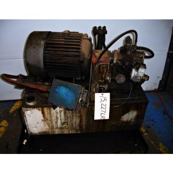 #SLS1D32 Hydraulic Power Supply Unit 5HP   15227LR #2 image