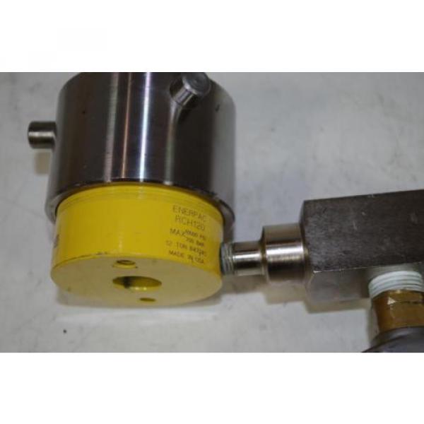 ENERPAC HYDRAULIC CYLINDER   RCH120  10,000PSI   12TON  CYLINDER   CODE: HC-20 #5 image