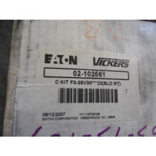 NEW EATON VICKERS CARTRIDGE KIT # 02-102561 KIT F3-35V30 #3 image