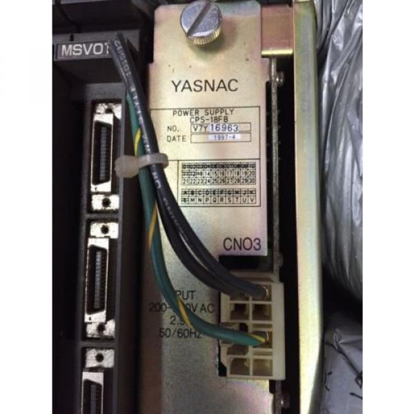 USED YASKAWA JZNCU-MRK12-1E YASNAC ABSO,CPS-18FB,V7Y16963,MCP01,MCP02B,BOXZG #4 image