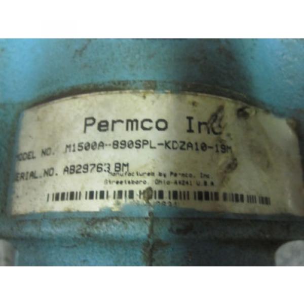 NEW PERMCO HYDRAULIC PUMP # M1500A-890SPL-KDZA10-19M #3 image