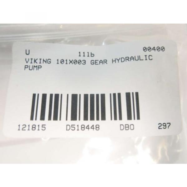 VIKING 101X003 HYDRAULIC GEAR PUMP D518448 #5 image