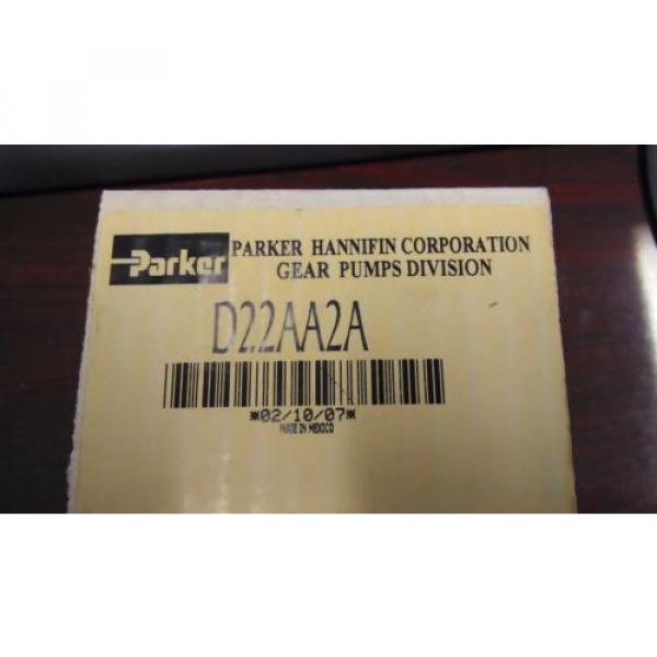 Parker Gear Pump D22AA2A #1 image