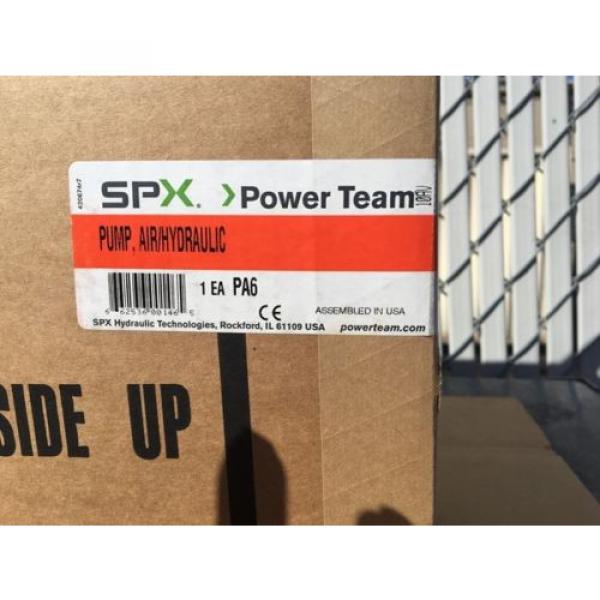 NEW SPX POWER TEAM PA6 HYDRAULIC FOOT PUMP AIR DRIVEN 10,000PSI #3 image