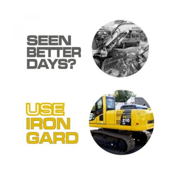 6x IRON GARD Spray Paint KOMATSU YELLOW Excavator Digger Dozer Loader Skid Steer #4 image