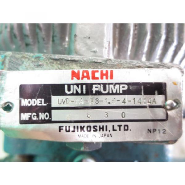 MAZAK NACHI HYDRAULIC MOTOR PUMP UVD-1A-A3-15-4-14-1414A VHR-1B-1A5 #2 image