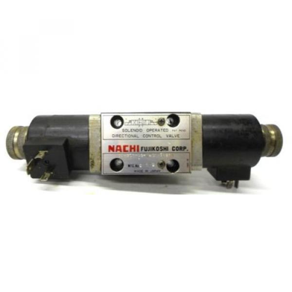 NACHI FUJIKOSHI SOLENOID OPERATED CONTROL HYDRAULIC VALVE SA-G01-C9-R-E1-8683A #1 image