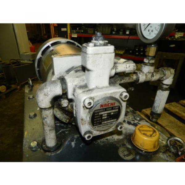 Nachi 2 HP 15kW Hydraulic Unit w/ Tank, VDS-0B-1A3-U-10, Used, WARRANTY #4 image