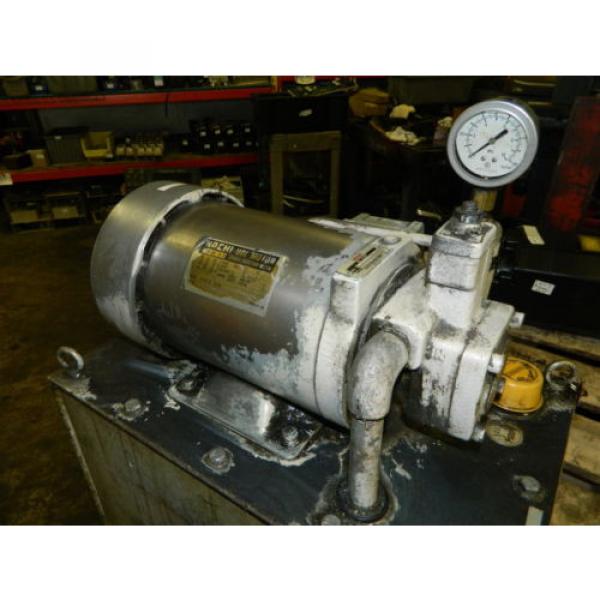 Nachi 2 HP 15kW Hydraulic Unit w/ Tank, VDS-0B-1A3-U-10, Used, WARRANTY #5 image