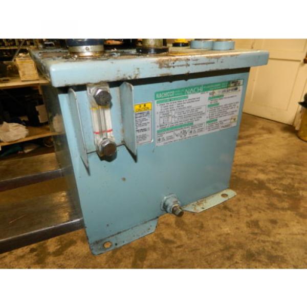 Nachi 2 HP 15 kW Hydraulic Unit, 220V, Nachi Pump UVN-1A-1A3-15-4-10, Used #5 image