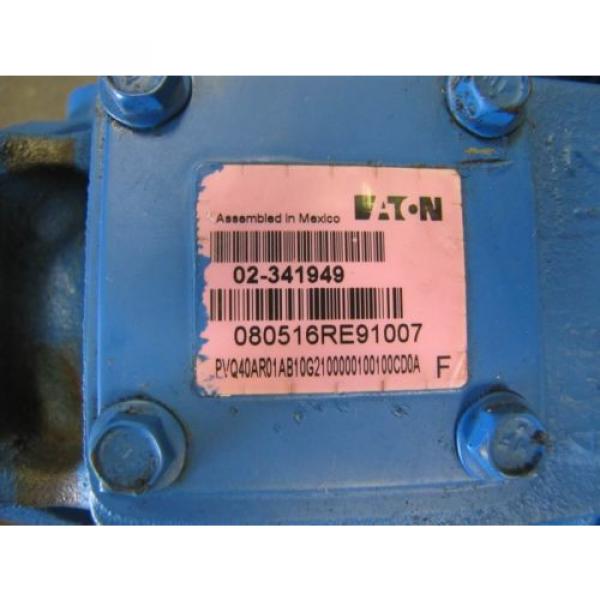 EATON 02-341949 PVQ40AR01AB10G2100000100100CD0A HYDRAULIC PUMP REBUILT #2 image