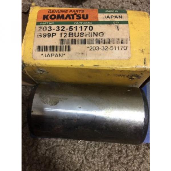 New OEM Genuine Komatsu Excavator Boom B99P 12 Bushing 203-32-51170 #1 image