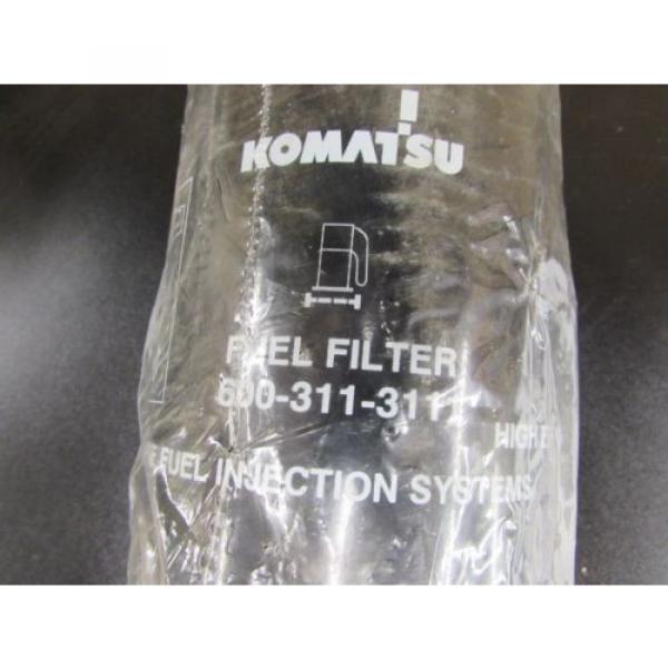 NOS NEW GENUINE KOMATSU FUEL FILTER 600-311-3111 #2 image