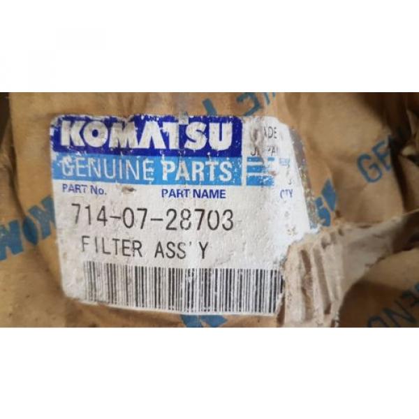 New Komatsu Filter Ass&#039;y 714-07-28703 / 7140728703 Japan #2 image