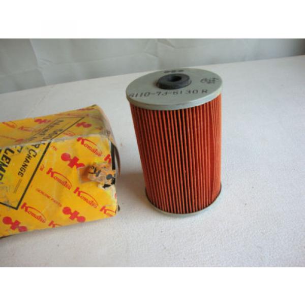 GENUINE KOMATSU PART # 6110-73-6130R FUEL FILTER ELEMENT 500 HR CHANGE FILTER #1 image