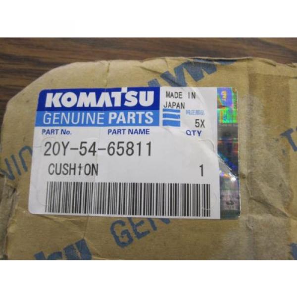 NEW GENUINE KOMATSU CUSHION 20Y-54-65811 #4 image