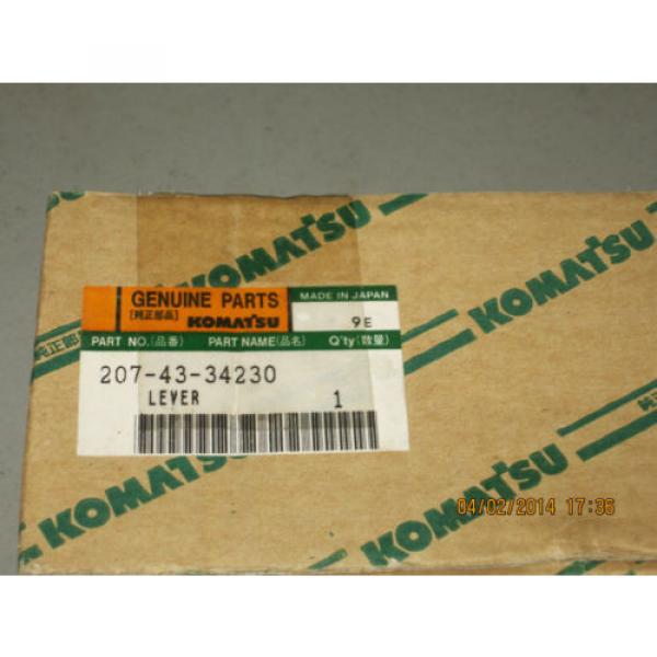 Komatsu 207-43-34230 Lever Genuine #5 image