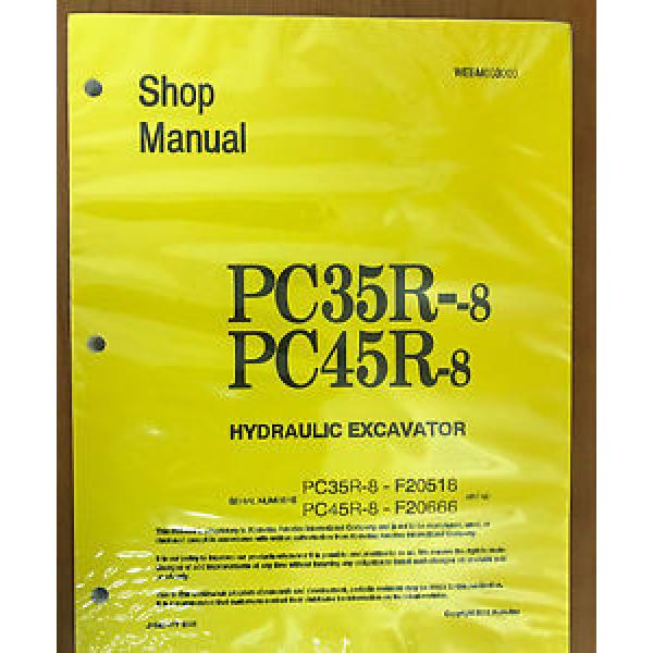 Komatsu Service PC35R-8, PC45R-8 Shop Manual #2 #1 image