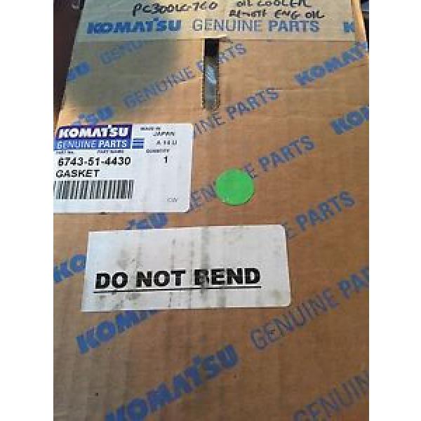 Genuine Komatsu Parts 6743514430 #1 image