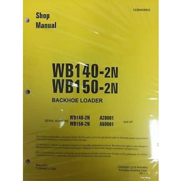 Komatsu WB140-2N, WB150-2N Backhoe Service Shop Manual #1 image