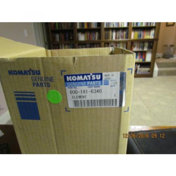 Komatsu Air Filter 600-181-6340 or 6001816340 NOS OEM PC75UU #1 image