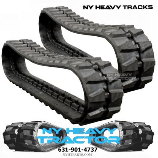 TWO NY HEAVY RUBBER TRACKS FITS KOMATSU PC50MR-2 400X72.5X74 FREE SHIPPING #1 image