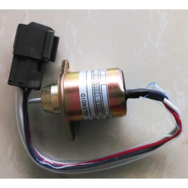 12V Shut off solenoid 1503ES-12S5SUC12S for YANMAR,Komatsu Kubota #1 image