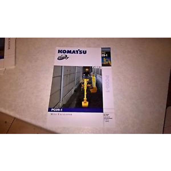 komatsu pc09 - 1 excavator sale brochure #1 image