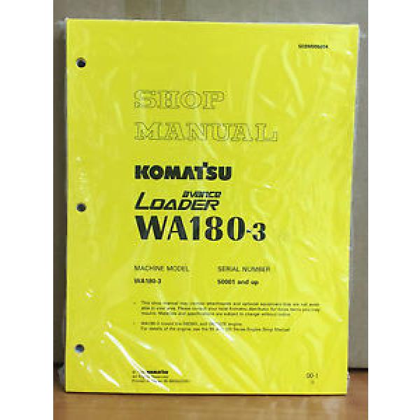 Komatsu WA180-3, Avance Wheel Loader Shop Service Repair Manual #1 image