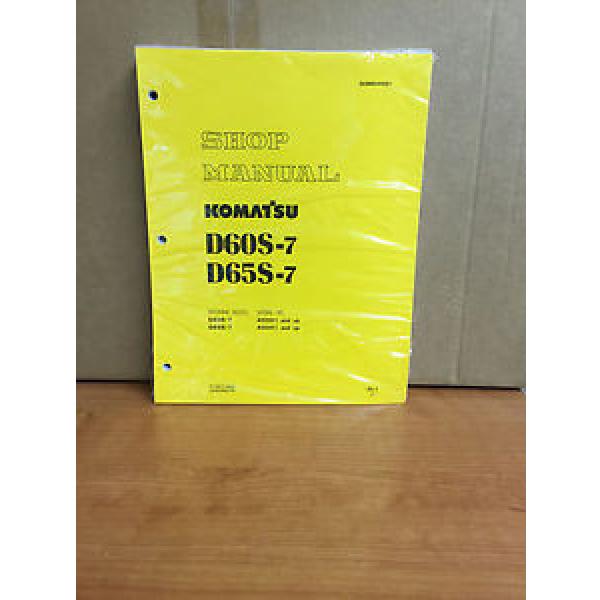 Komatsu D60S-7 D65S-7 SERVICE SHOP REPAIR MANUAL TRACTOR BULLDOZER #1 image